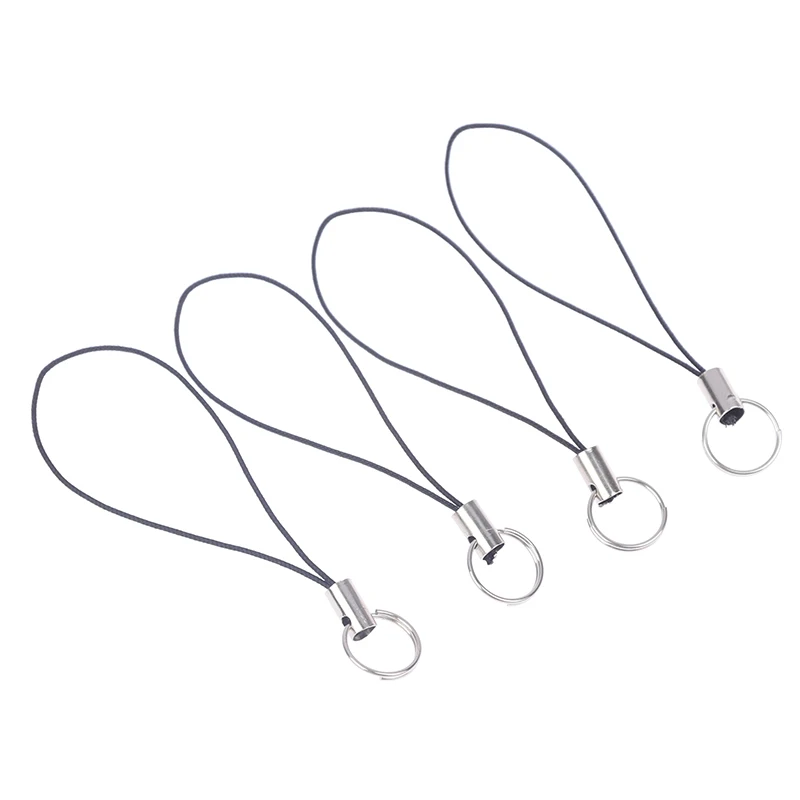 10pcs/lot Lanyard Cords Lobster Clasp Rope Keychains Hooks Mobile Phone Strap Charms Keyring Bag Accessories Key Rings