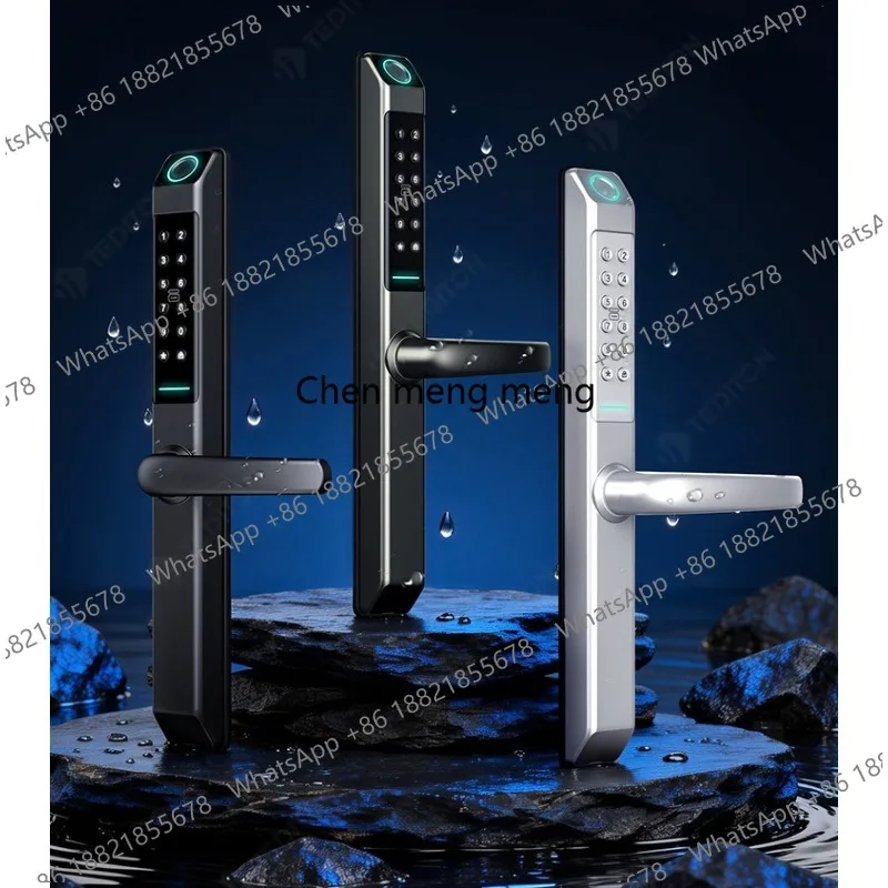 

Broken Bridge Aluminum Smart Lock Waterproof Outdoor Door Lock Body Narrow Frame Smart Door Lock