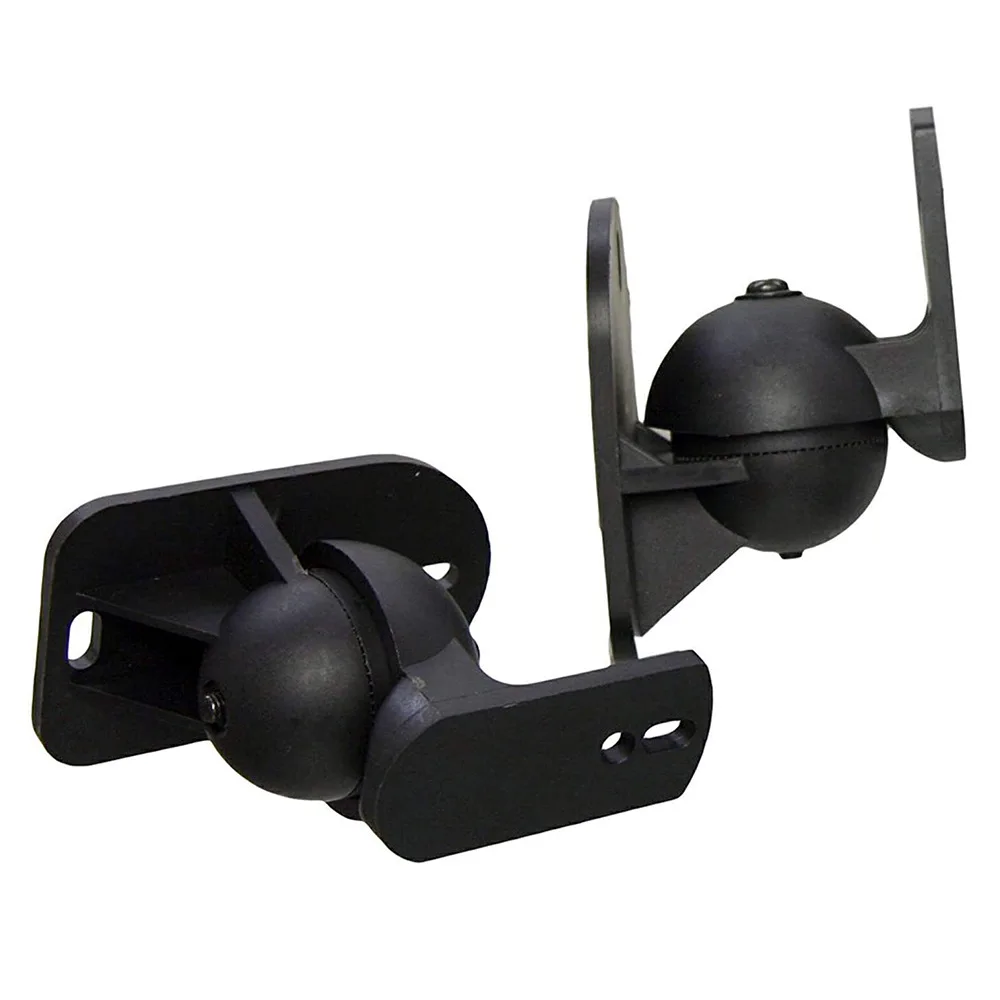 1Pair=2Pcs Universal Speaker Wall Mount Bracket For Logitech Z906 Satellite Surround Hanger Wall Tilt Angle Rotation Stand