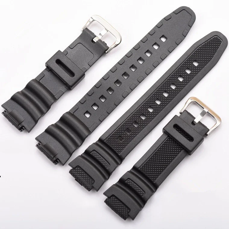 Strap for Casio AE-1000W 1200 AQ-S810W/S800W SGW-400H/500H/800H W-735H 216H AEQ-110W Men Silicone Rubber Watch Band Bracelet