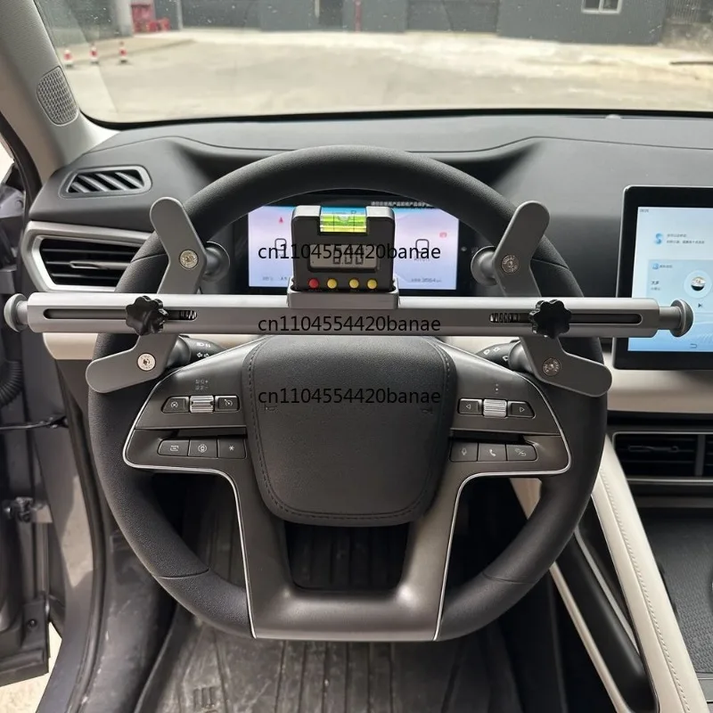 Car fourwheel positioning electronic level steering wheel alignment instrument steering wheel centering and straightening device