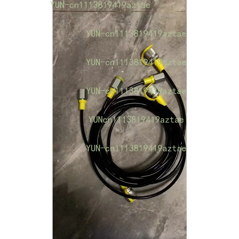 High pressure oil pipe with 3/8 joint internal and external thread 70MPA hydraulic oil pipe hose rubber pipe M10 length