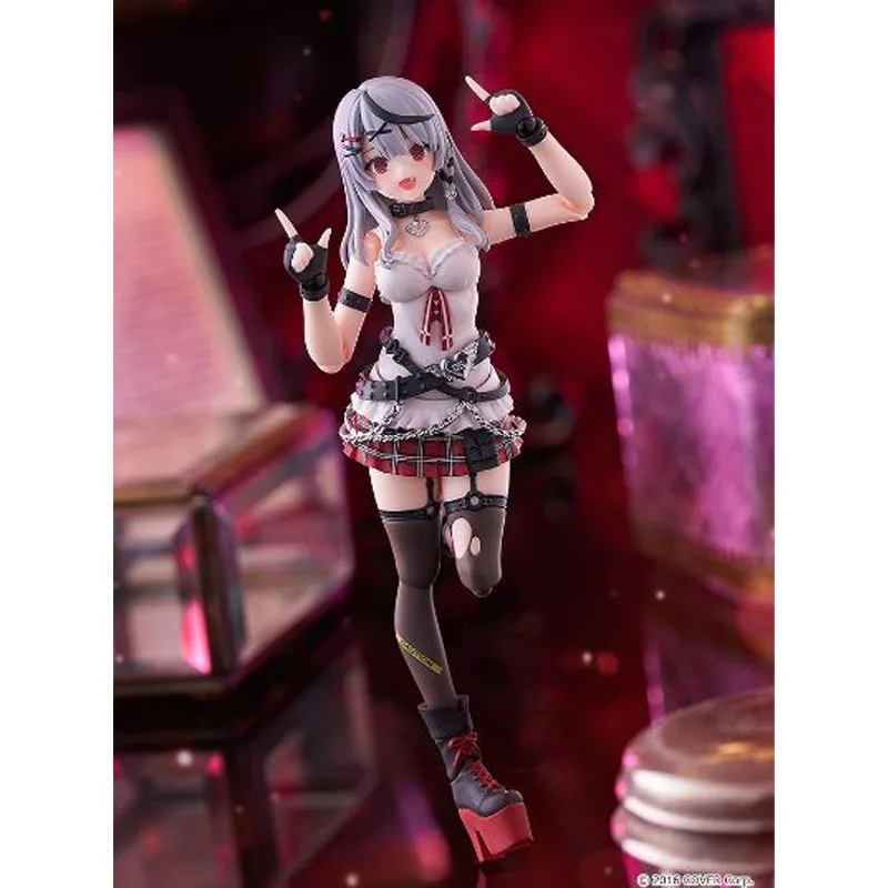 GSC Original Figma Hololive Sakamata Chloe 140mm figuras de acción de Anime juguetes para niños regalo de Navidad adornos de modelos coleccionables