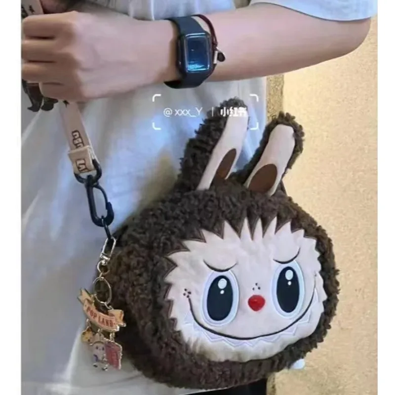 Labubu City Park Limited Crossbody Plush Wallet Mobile Bag Ladies Card Love Cartoon Shoulder Bag Handbag Girl Gift