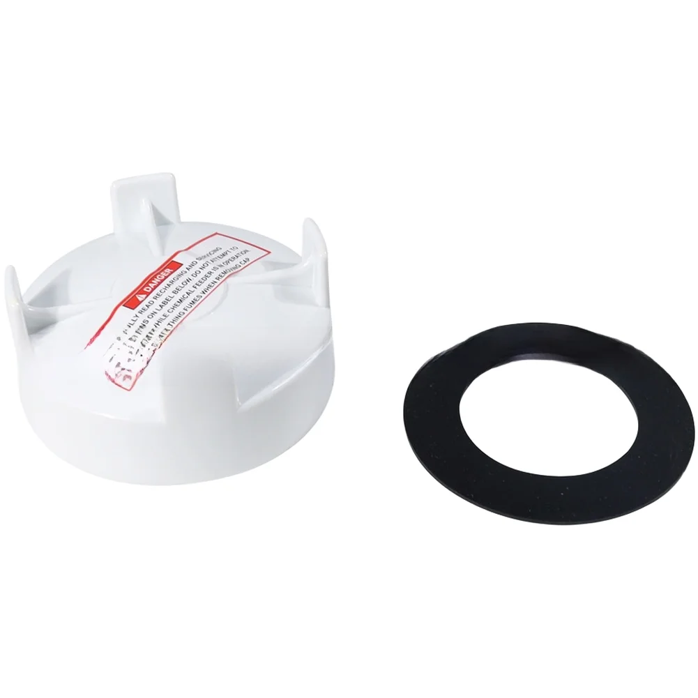 

Крышка для дозирующего устройства серии 300, белая пластиковая резьбовая крышка с уплотнительным кольцом для автоматических систем дозирования, запчасти для обслуживания