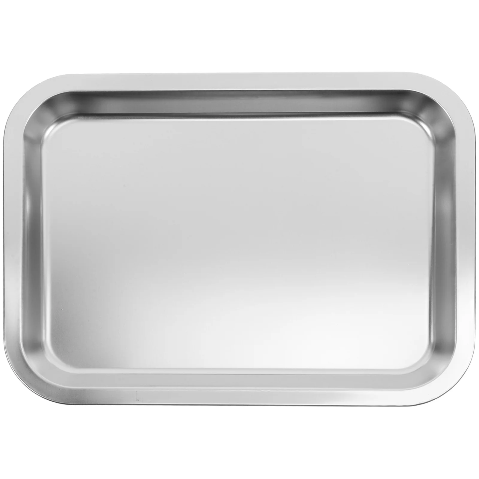 

Stainless Steel Rectangular Tray Heavy Duty Baking Pan Roasting Plate For Kitchen Bbq Camping Dishwasher Safe