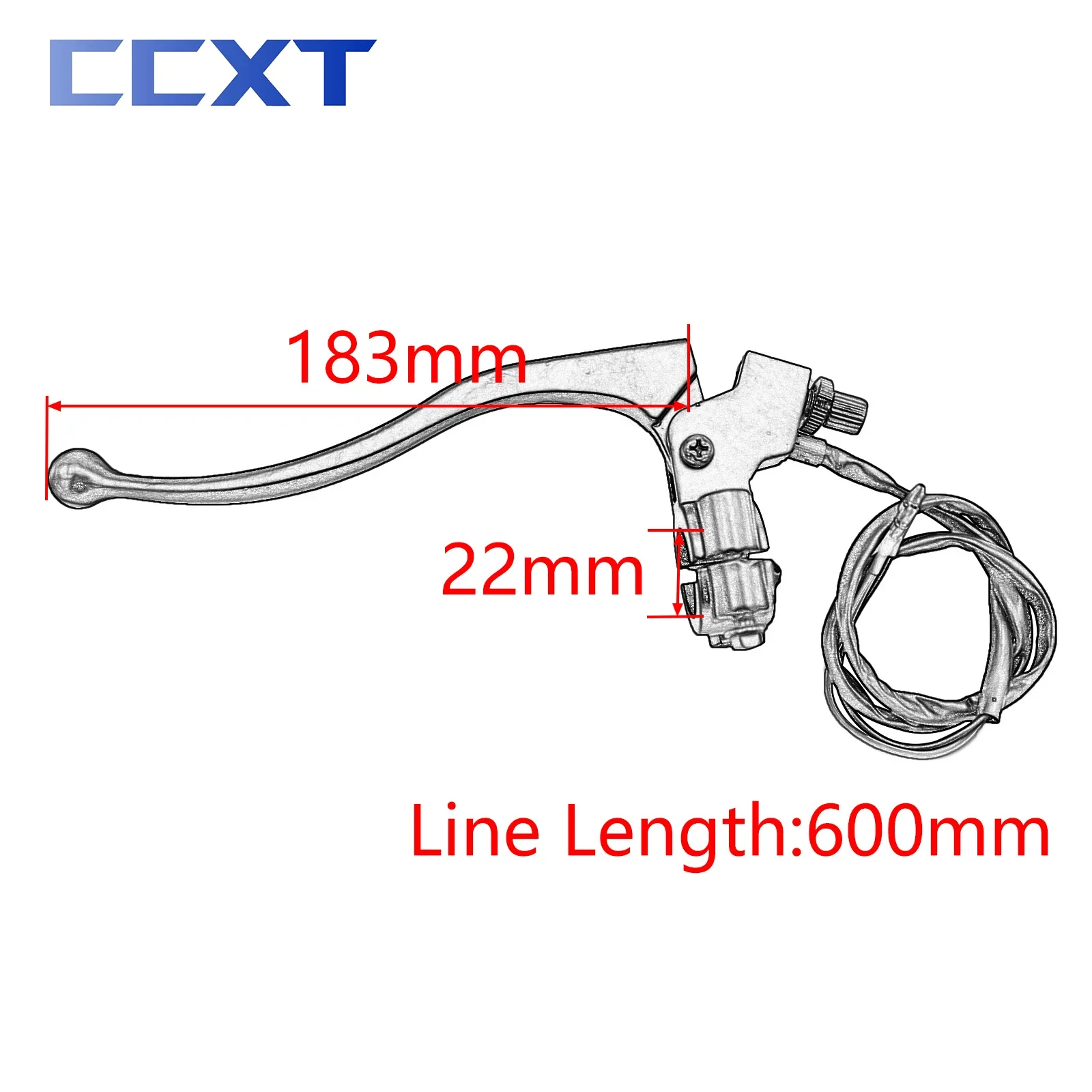 Clutch Lever Parking Brake Lever Brake Lever Handbrake Lock 22mm Handle For ATV Jinling JLA-21B JLA-931E JLA-923 300cc 250cc