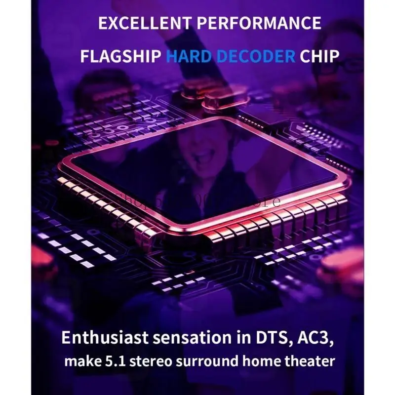 Bluetooth-совместимый5.0 Аудио декодер-преобразователь DTS-AC3 Оптические волокнисты