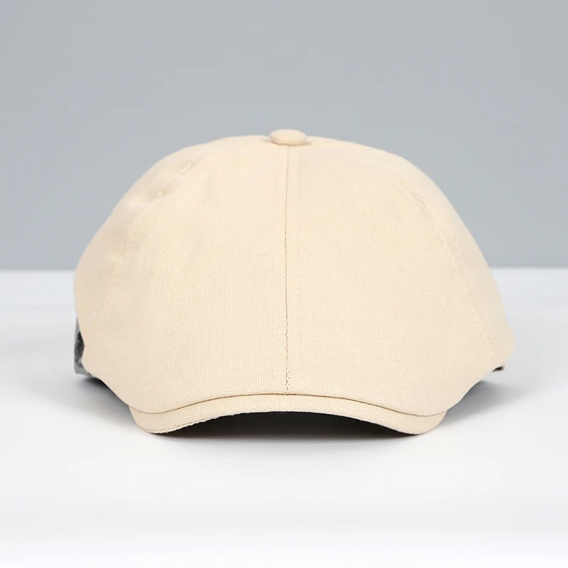 Cotton Peaky Blinders Caps For Men Hats Berets British Western Style Ivy Cap Classic Winter Woman Vintage Linen Beret - view 4