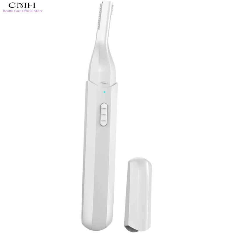 Recortador para mujeres y hombres, afeitadora de cejas multifuncional portátil, depilación indolora, nariz y cara para uso doméstico y en viajes