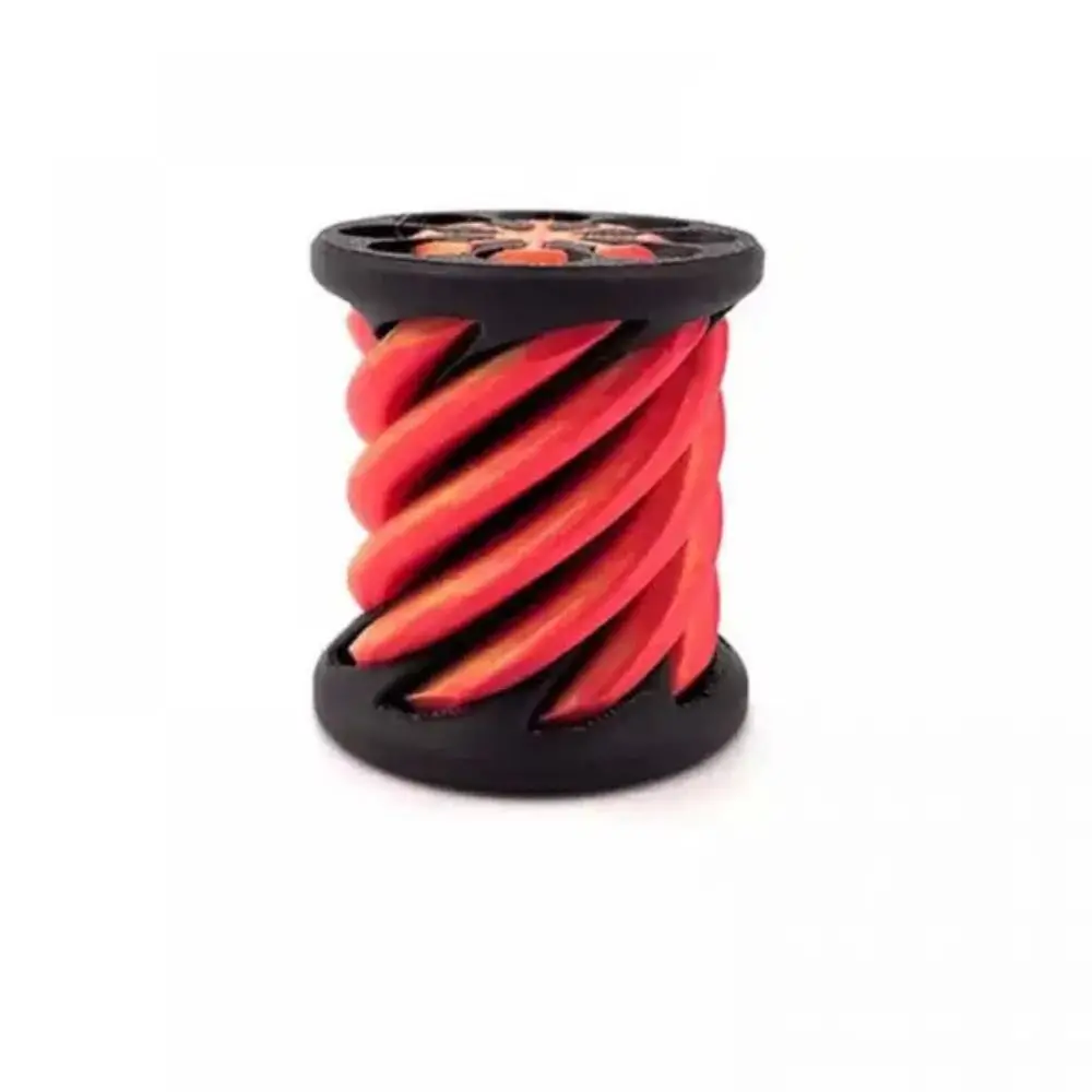 

Passthrough Sculpture 3D Printed Spiral Cone Decorative Vortex Thread Impossible Pyramid Helix Nut Ornaments Helix Screw Toy