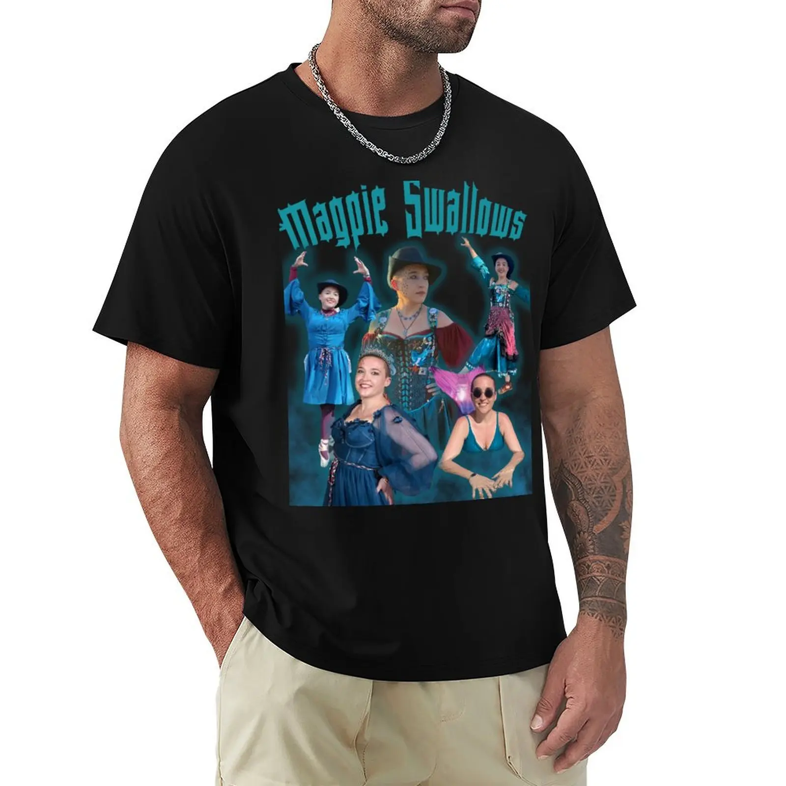 

Magpie 90s Tee T-Shirt graphics street wear vintage t shirt men