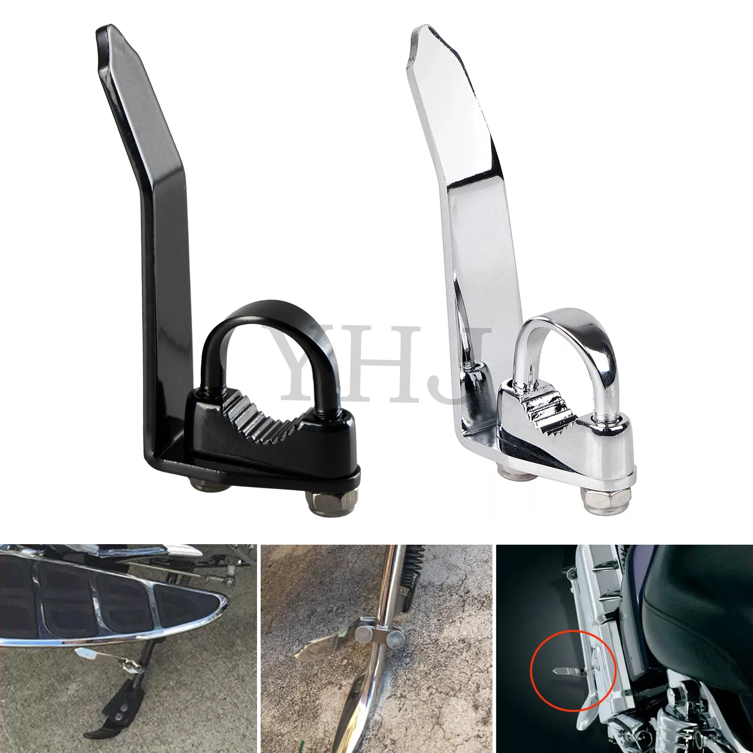 

Motorcycle Kickstand Extension For Honda VTX 1300 1800 C/R/S/T VT1300 Yamaha Roadliner Stratoliner XV1900M/S/CTF Kawasaki Suzuki