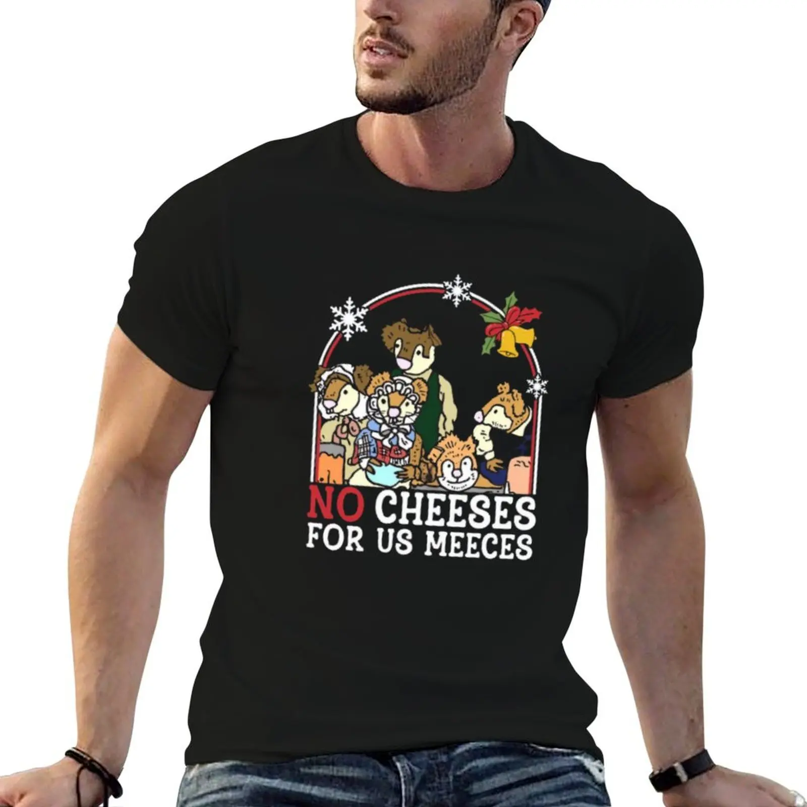 

Retro The Muppet Christmas Carol Mice No Cheese For Us Meeces T-Shirt t shirts for man pack white T-Shirt
