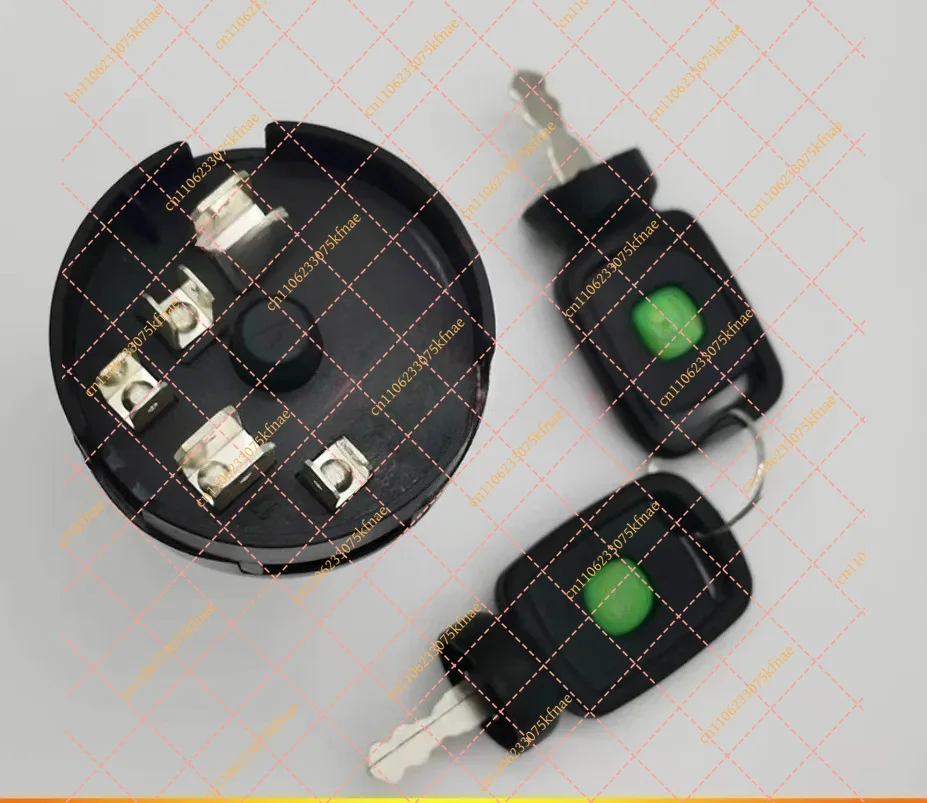 Excavator Electrical Ignition Start Key Lock 60 70 80 90 150 210 230 Machinery Door Lock Replacement Spare Parts