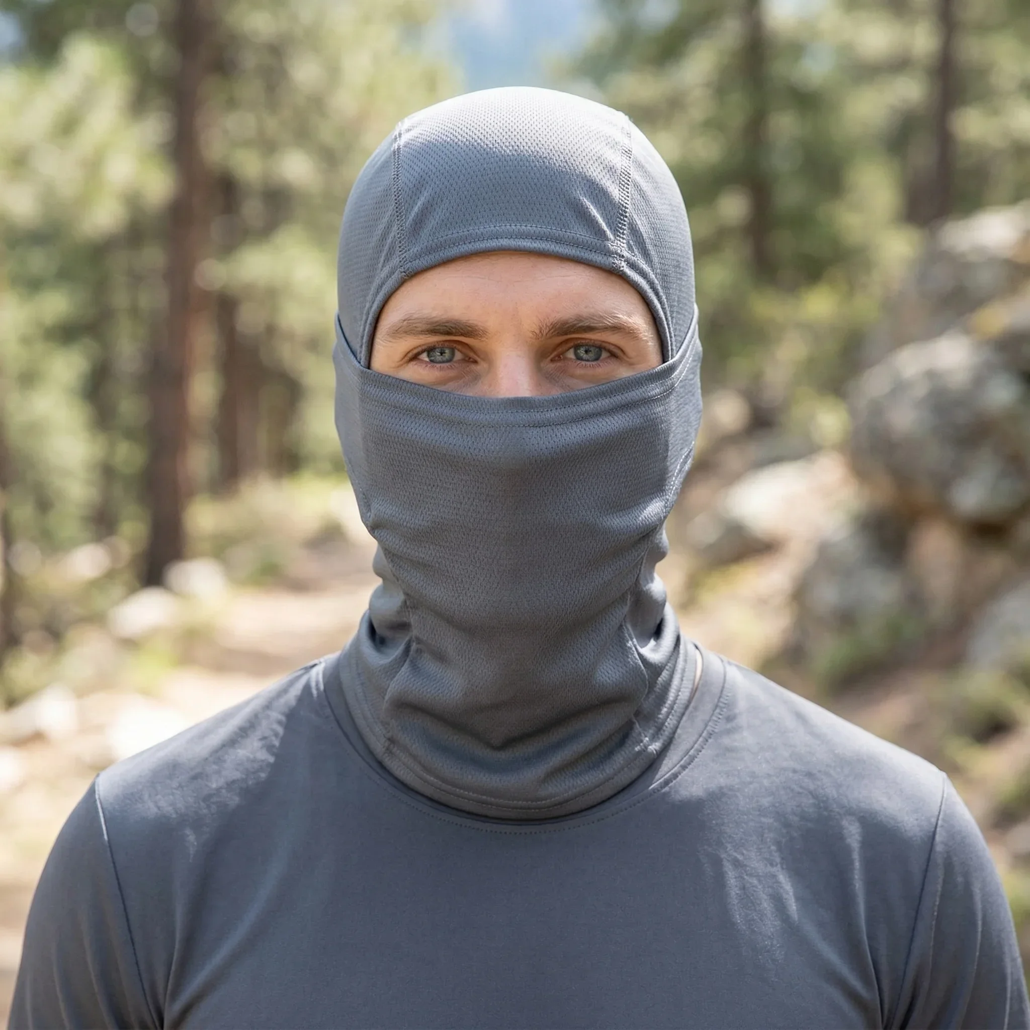 Sommerliche, elastische, atmungsaktive Sturmhaube für Damen und Herren, Sonnenschutz, Fahrrad-Vollgesichtsmaske, Schal zum Wandern, Angeln, Skifahren – Detail 9