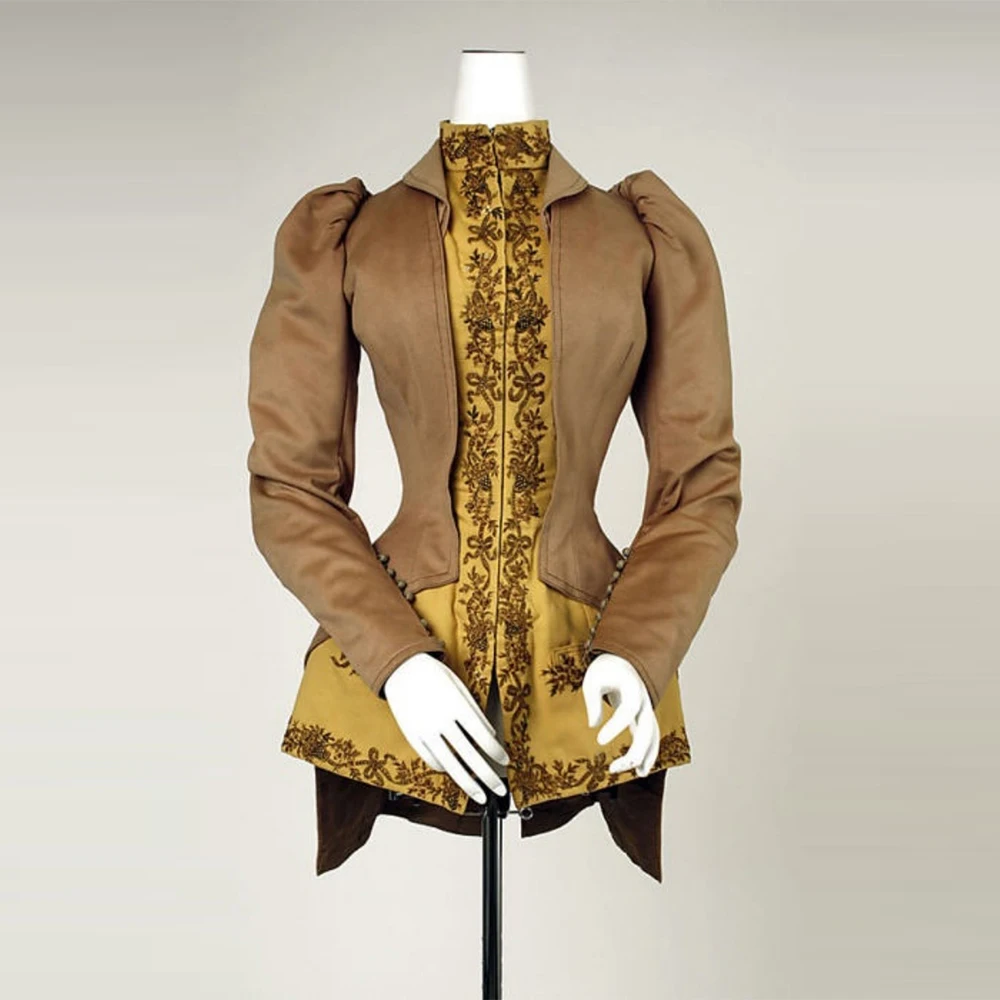 

1890s Royal Court Noble Walking Jacket Victorian Edwardian Business Party Uniform Coat Colonial Civil War Afternoon Outfits