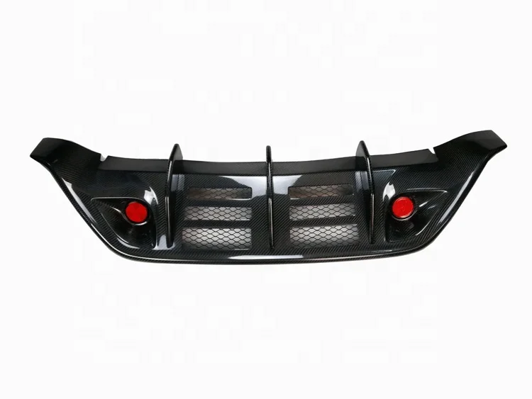 2008-11 WD style carbon fiber rear diffuser with reflectors for GTR R35 CBA