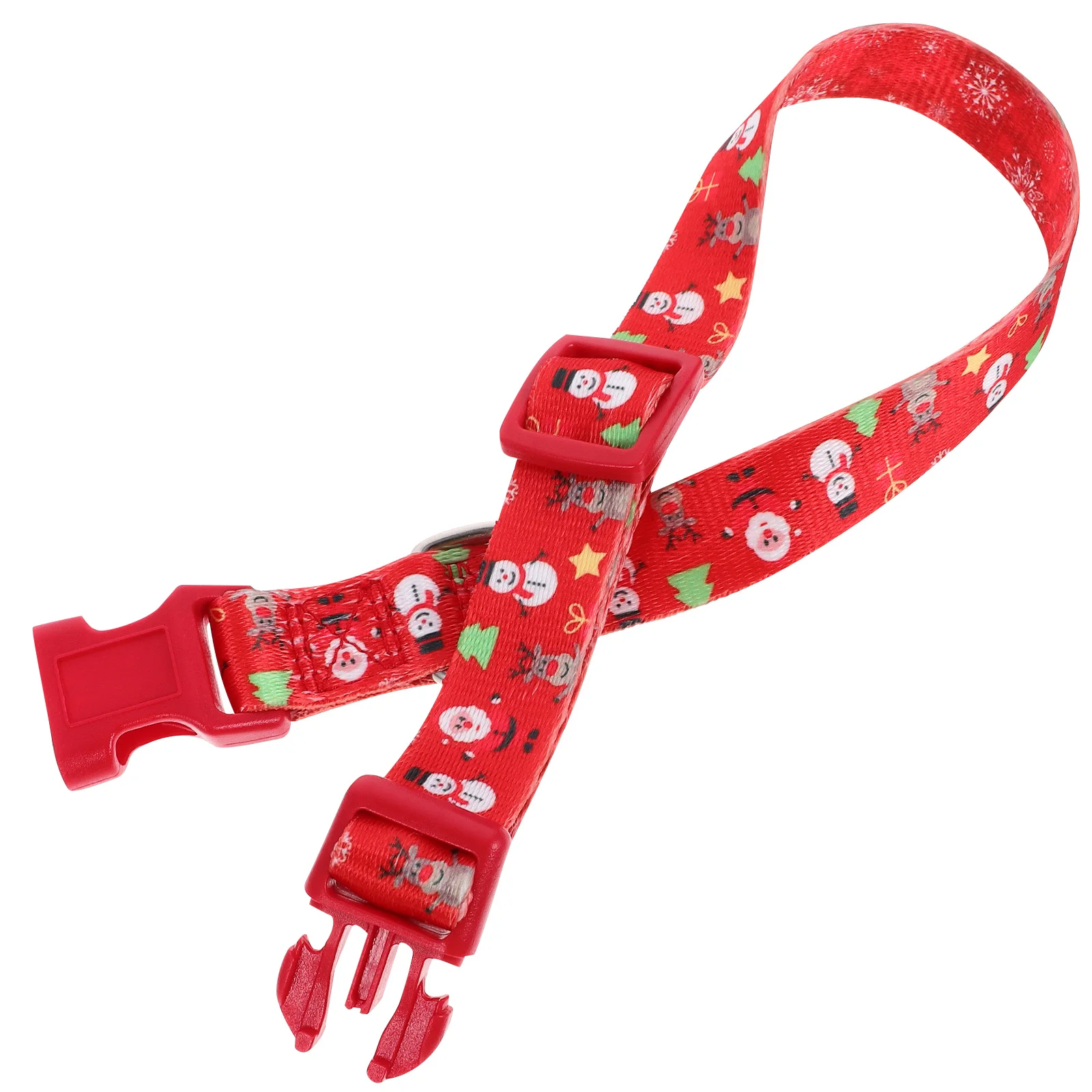 

Pet Dog Collar Christmas Design Adjustable for Small Puppies Holiday Party Gathering Xmas Necklace Comfortable Lightweight