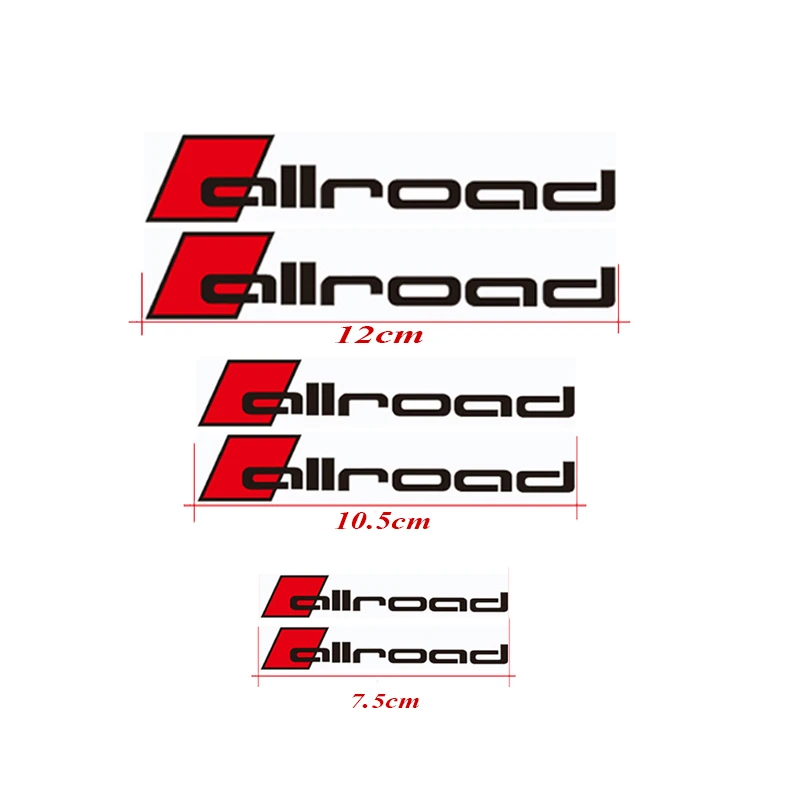 

6Pcs Allroad Car Brakes Decals Sticker For Audi Sport Ceramic A1 A3 A4 A4L A6 A6L A7 A8 Q3 Q5 Q7 TT S RS