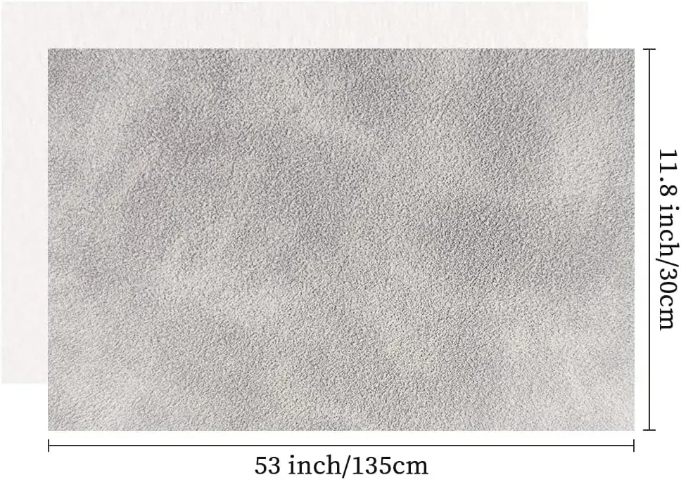 Gray Soft Faux Suede Fabric 30x135cm Synthetic Faux Leather Frosted Leatherette for Apparel Shoes Sewing Projects