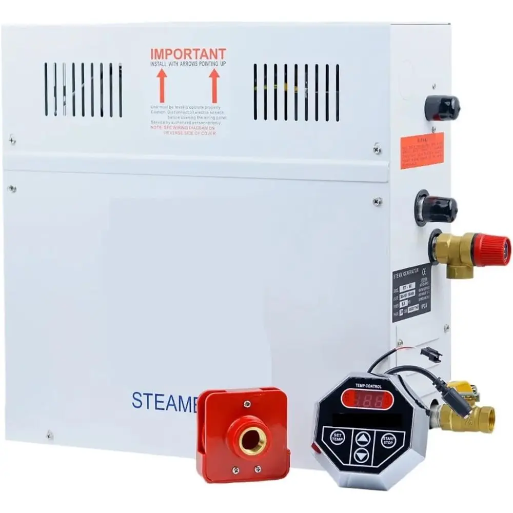 

Парогенератор для дома 4,5 кВт с цифровым управлением для саун - идеально подходит для СПА и душевых комнат