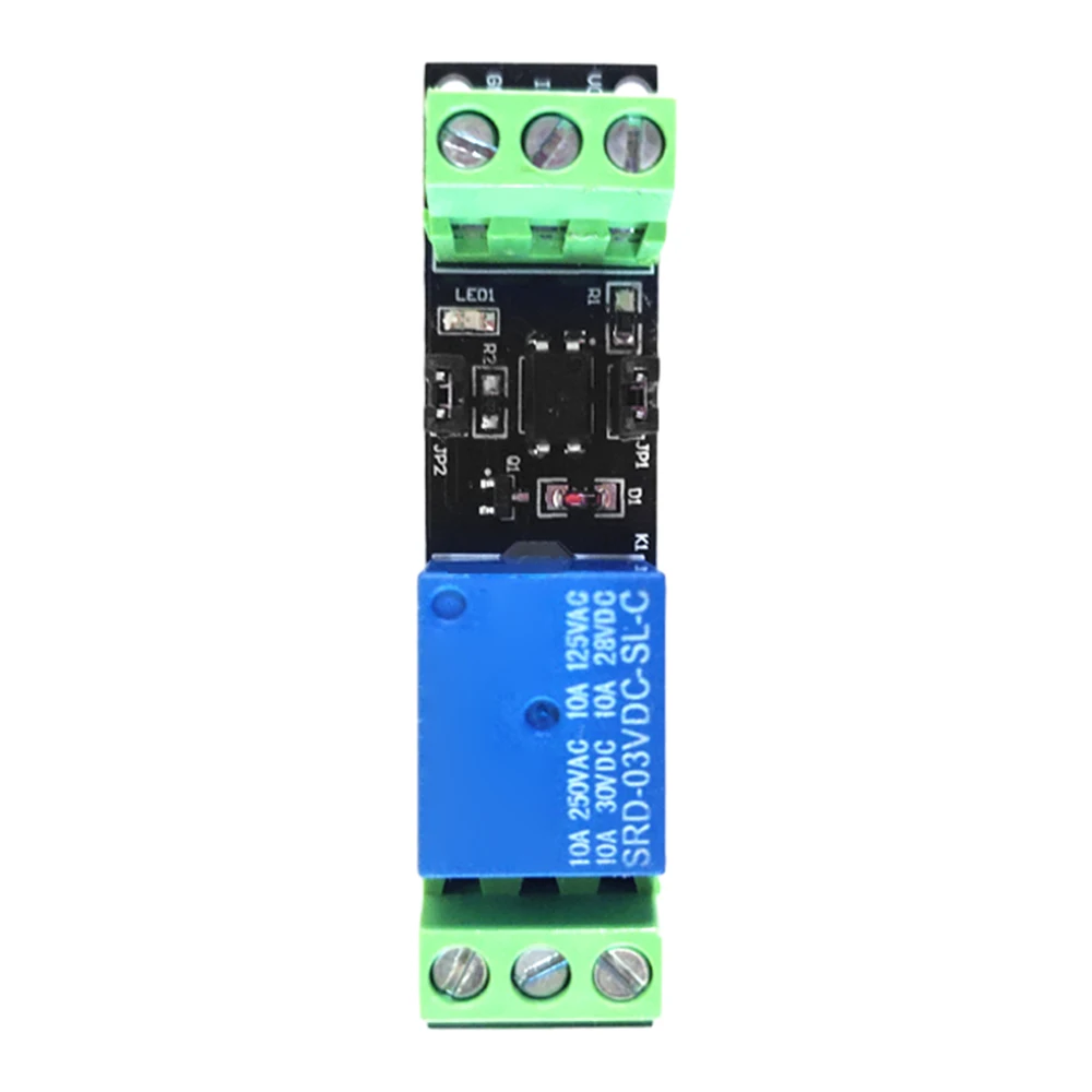 DC 3V 5V 12V 24V 1 Kanaal Hoog niveau Relais Module Optocoupler Geïsoleerde Drive Control Board voor Arduino