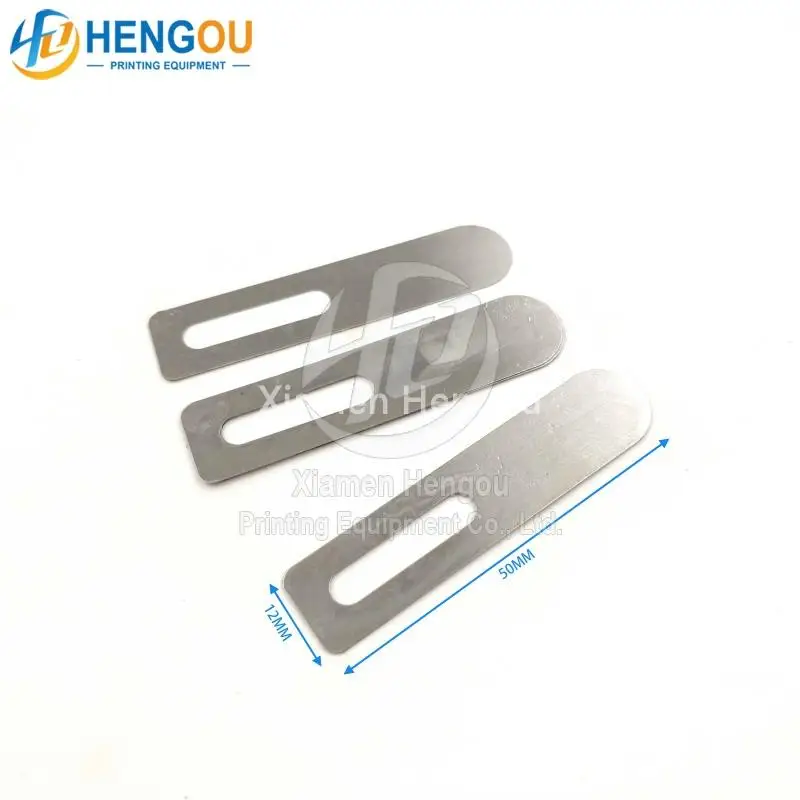 Mathiateurs de feuille plate pour mit, 50x12x0.2x20mm