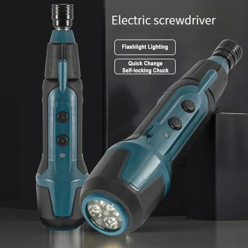 

200r/min 3.6V Wireless Electric Screwdriver Set With Flashlight Lighting Mini Cordless Screwdriver Rechargeable Battery Drills