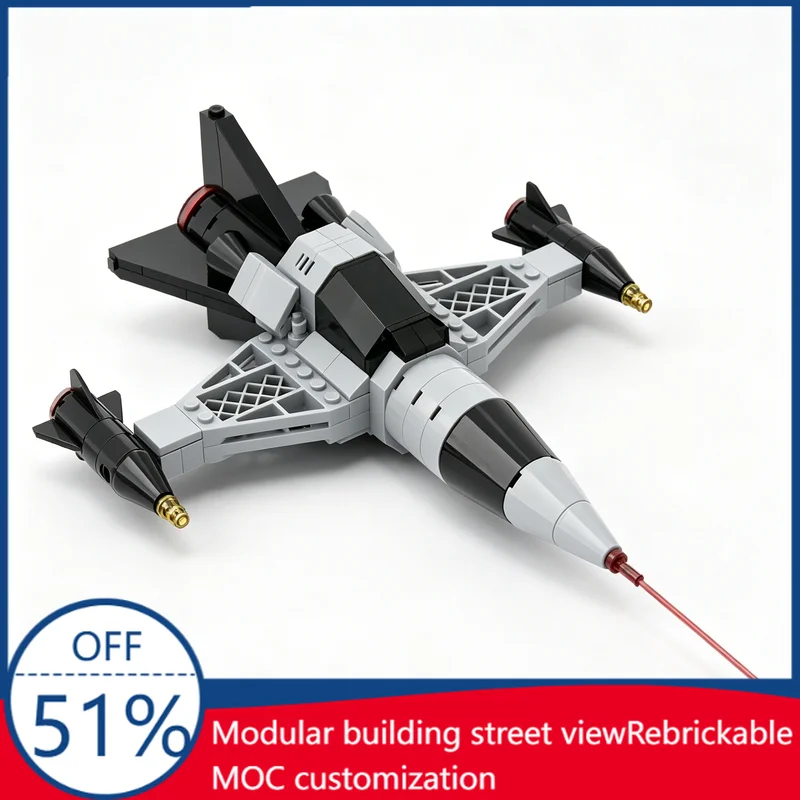 

180Pcs Space Dart-II Custom Building Blocks Sci-Fi Space Fighter Educational Assembly Children Toy For Collectors Birthday Gift