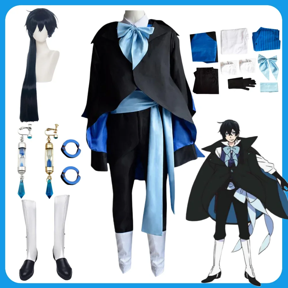 O Estudo de Caso de Vanitas Cosplay Traje para Homens e Mulheres, Uniforme Anime, Peruca Acessórios, Trajes de Halloween