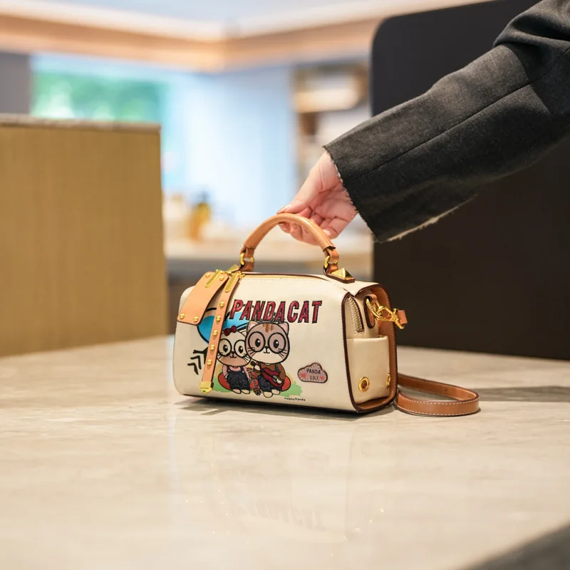 حقيبة كتف مبطنة أنيقة للنساء، حقيبة حبال عصرية جديدة لعام 2025، محفظة كروس كلاسيكية من جلد البولي يوريثان مع لهجة معدنية #2