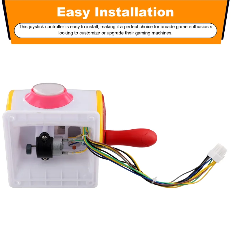 

12V Fishing Hand Cranked Handle Joystick Catch Hunt Button Controller For Arcade Video Game Machine