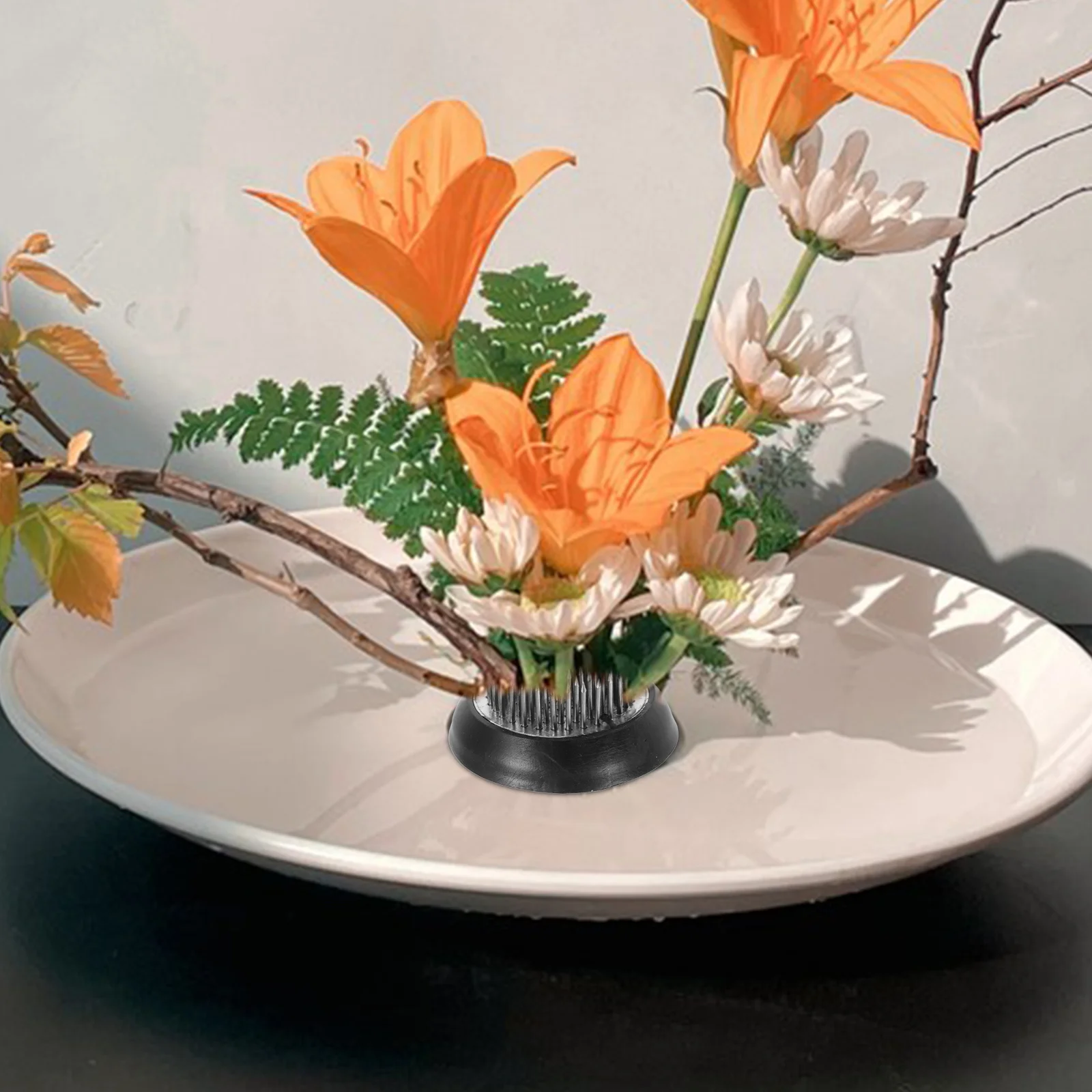 

Flower Arrangement Holder Dense Needle Design Stable Flower Fixation Base Diy Floral Art Display Tool For Artificial