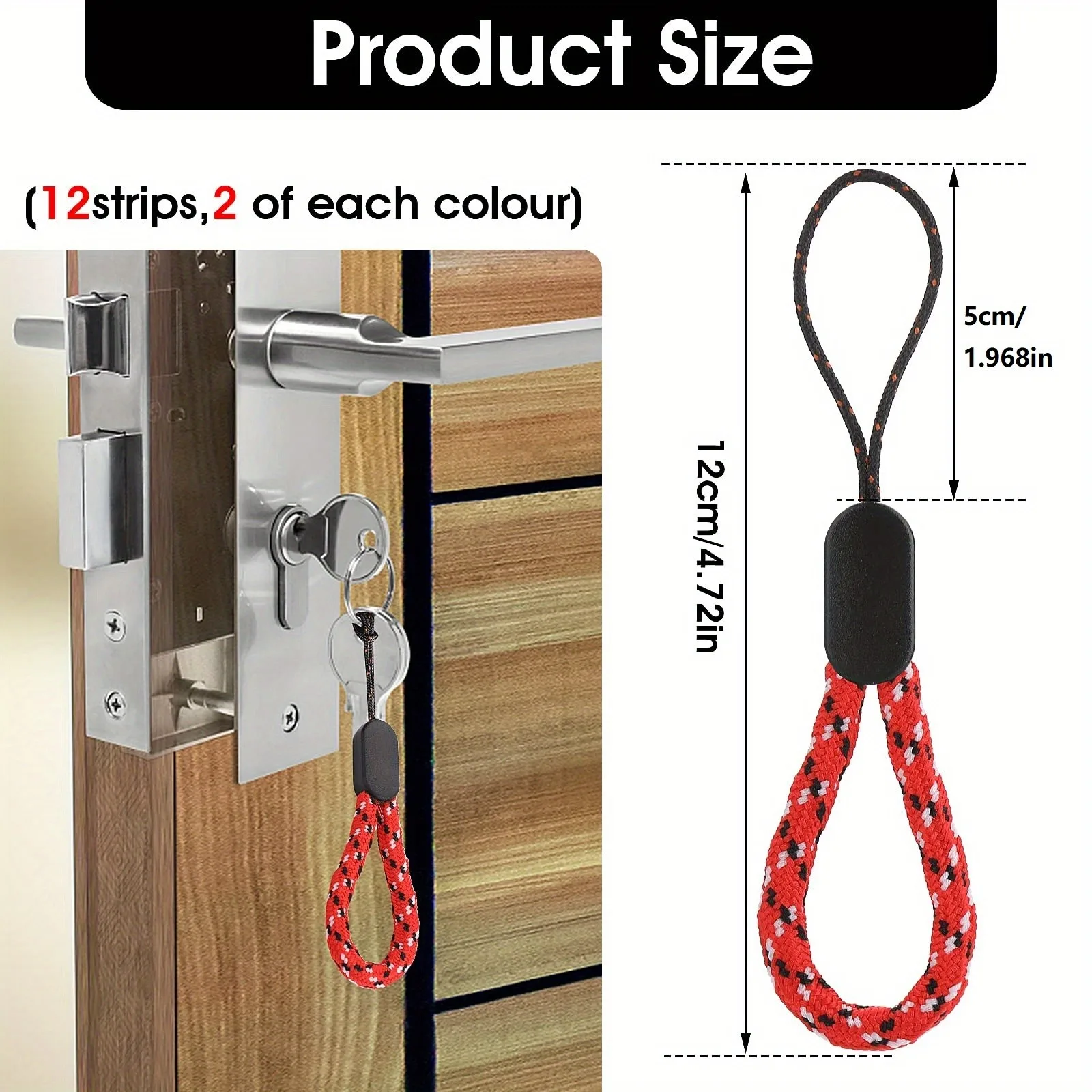 3/5pcs Mobile Phone Strap Short Lanyard for iPhone Cellphone Hold Lanyards Wear-resistant for Keys ID card Strap Handheld Rope image 3