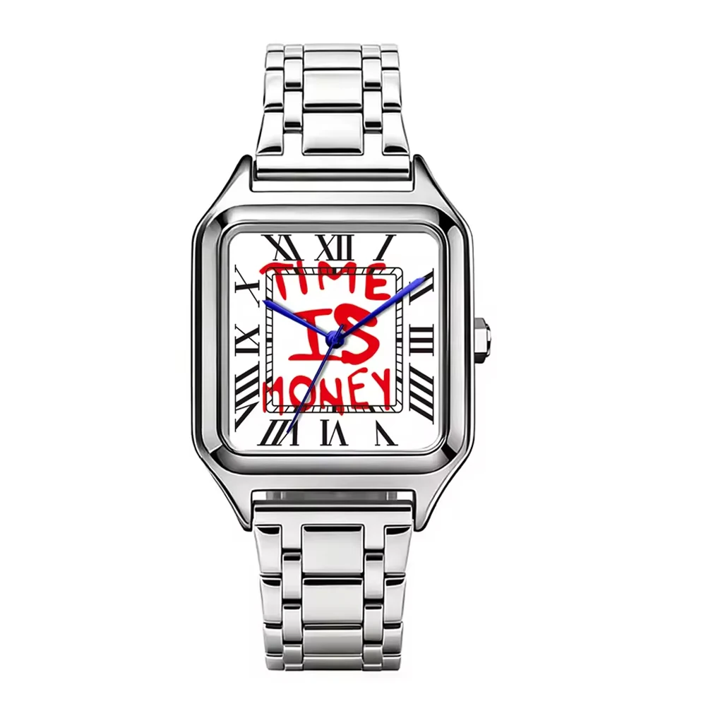 

gh level of appearance, unique small-scale square-shaped ,Alloy case,daily wear, as a gift on special occasions, ladies' watch
