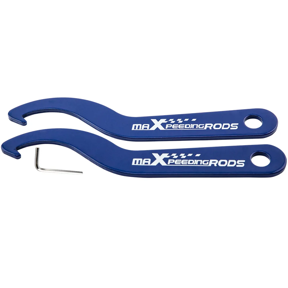 

Pair Steel Coilover Damper Shocks Spring Sleeve Adjustment Tool Spanner Wrench