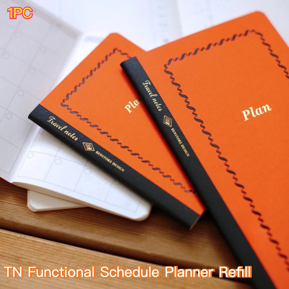 Fromthenon Traveler Notebook Weekly Monthly Planner Inserts Refill Inner Pages Travel Journal Diary Plan DIY Craft Stationery