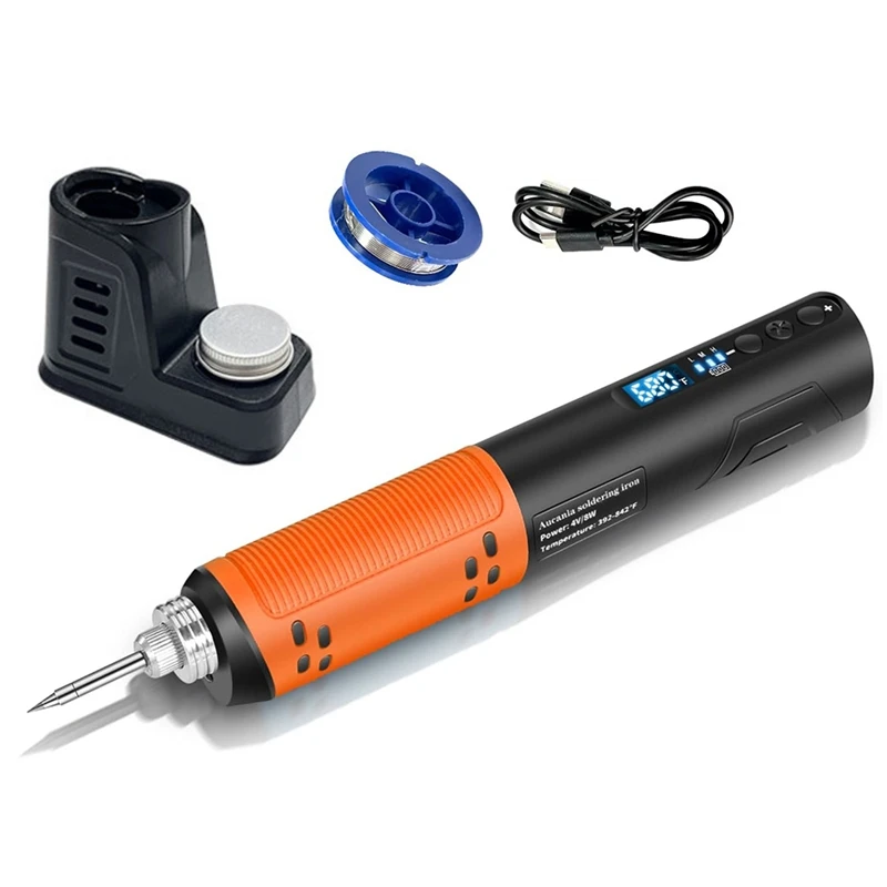 

Portable USB Cordless Electric Soldering Iron LED Digital Display Soldering Pen Rechargeable Solder Iron Tool