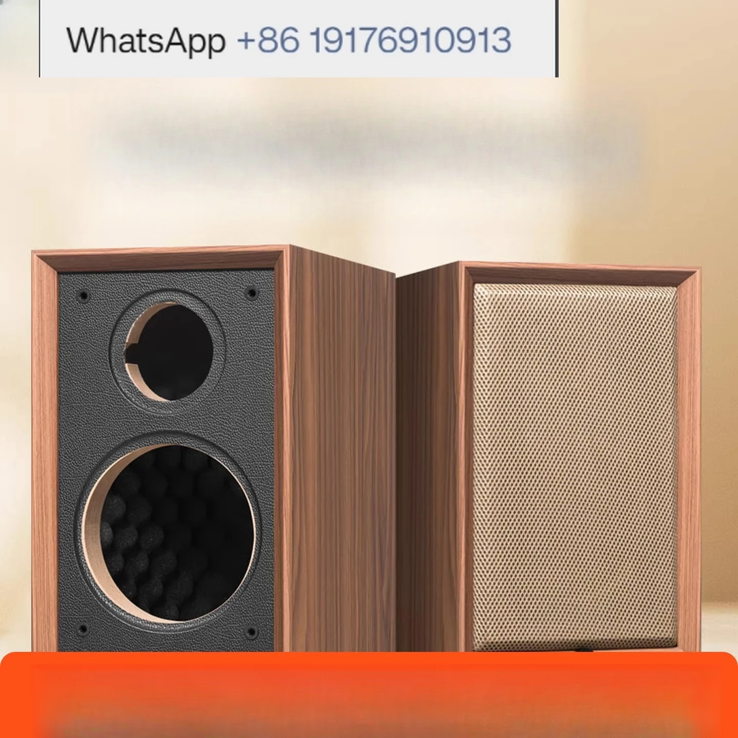 6.5 inch bookshelf speaker empty box body car speaker DIY empty box shell fever grade high-end professional
