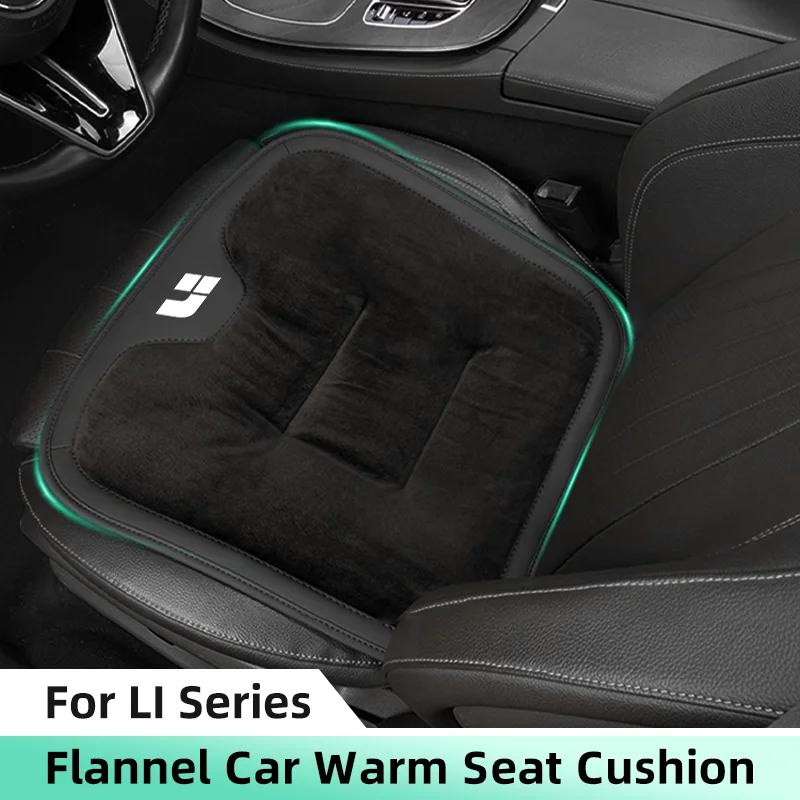 

Winter Warm Car Seat Cover for Lixiang LEADING IDEAL L6 L7 L8 L9 ONE MEGA Velvet Plush Anti-slip Car Seat Cushion Auto Chair Pad