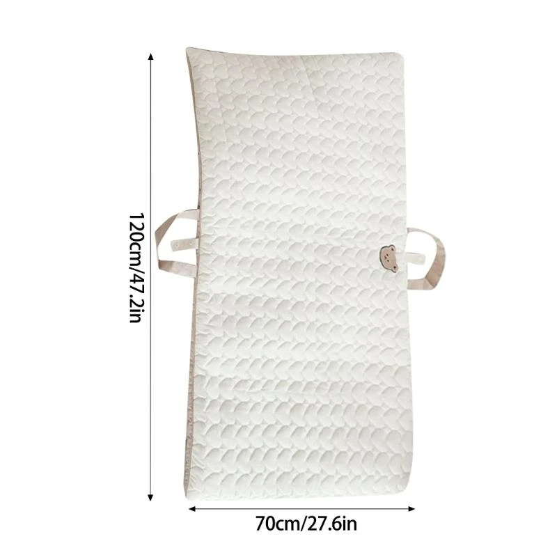 J15U وسادة تغيير حفاضات الأطفال ناعمة وسهلة الحمل قابلة للطي والمحمولة فراش أطفال مريح وخفيف الوزن لحديثي الولادة #6