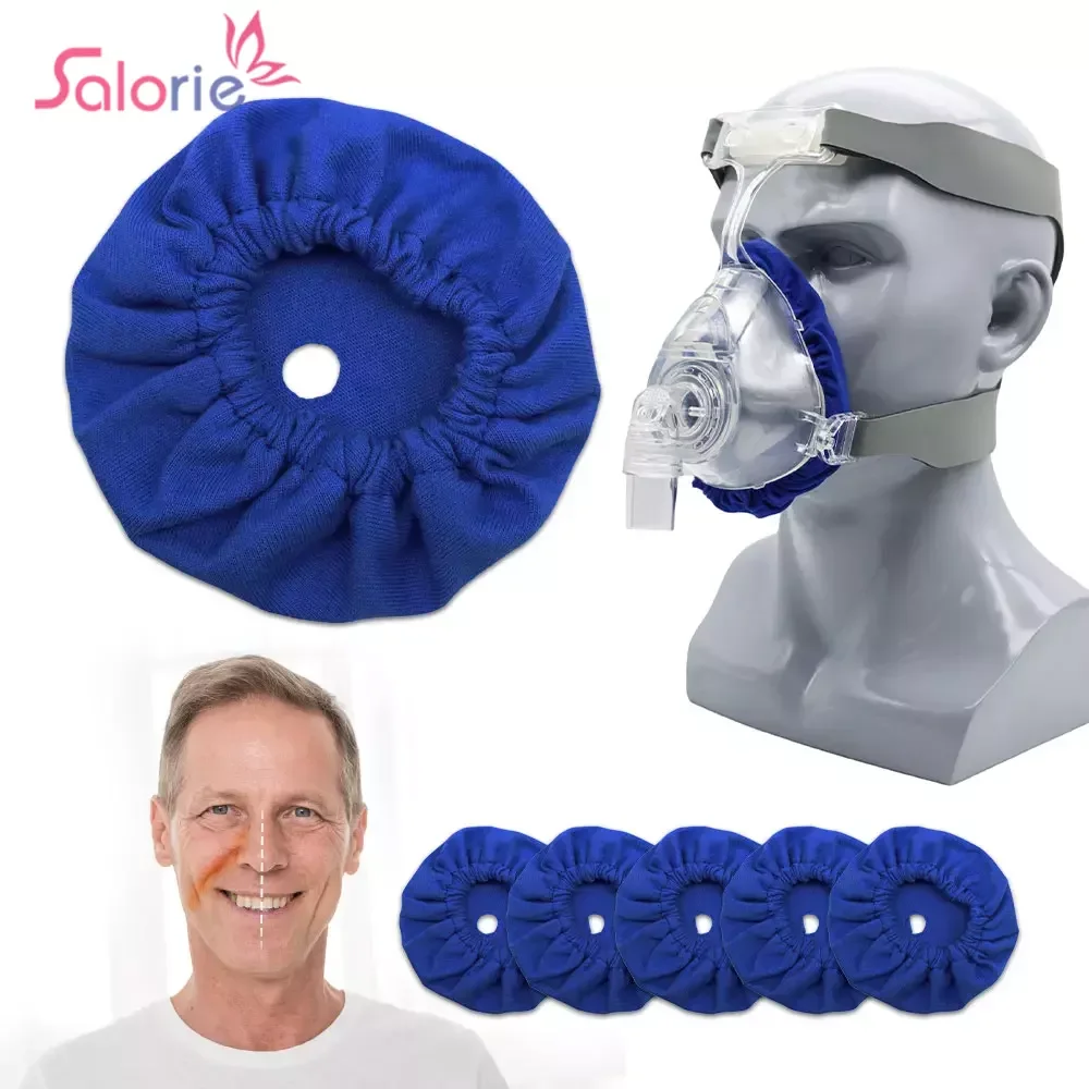 

For CPAP Mask Liners Reusable Fabric Comfort Soft Cushion Covers Reduce Air Leaks Skin Irritation Nasal Mask Pad Ventilator