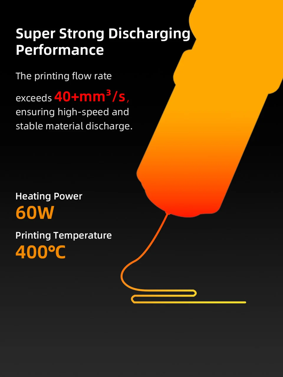 High Flow Mellow HeatCore 4 UHF Lite ALPS Hotend Smart Leveling High Flow Mellow HeatCore 4 UHF Lite ALPS Hotend Smart Leveling