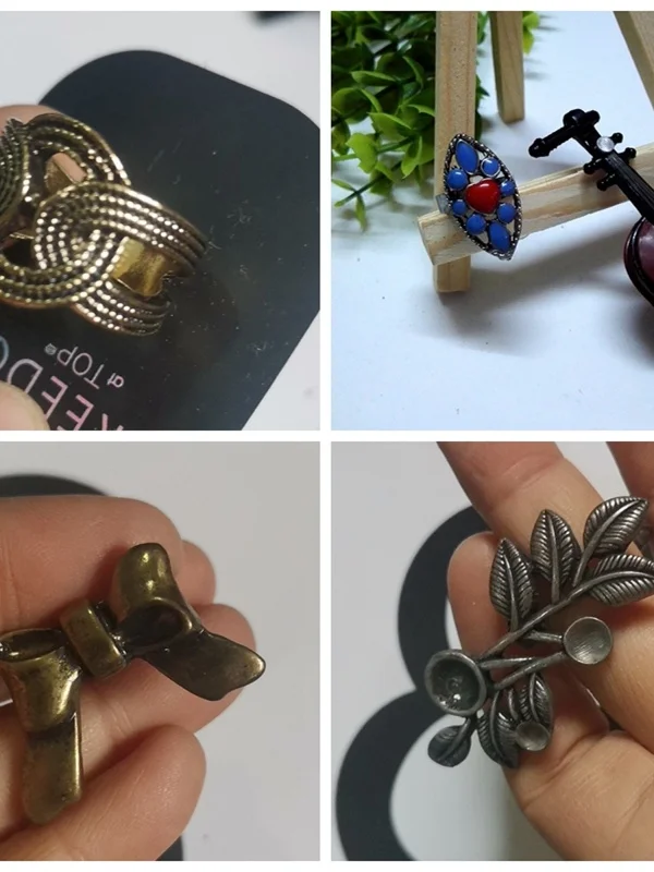 

Металлическое кольцо Sli с красивым блеском и эффектом масляной капли, экстравагантное, модное, индивидуальное, ювелирное украшение