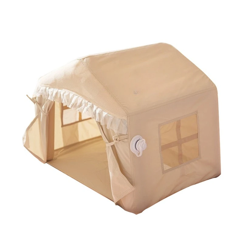 Outdoor camping pet tent waterproof breathable warm inflatable portable