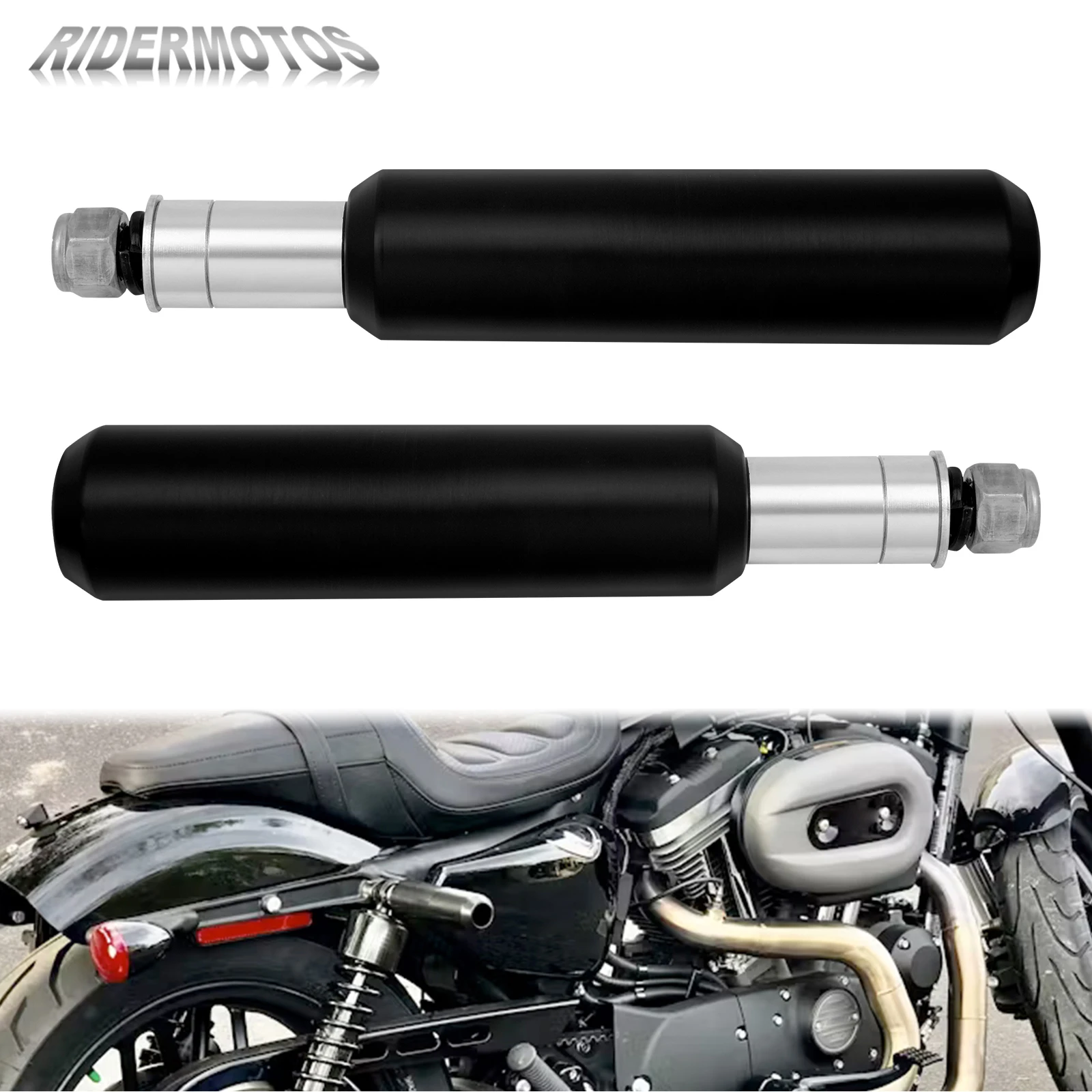 Upper Shock Mount Frame Sliders For Harley Dyna Low Rider FXDL 06-17 Sportster XL 04-22 Motorcycle Crash Guard Falling Protector