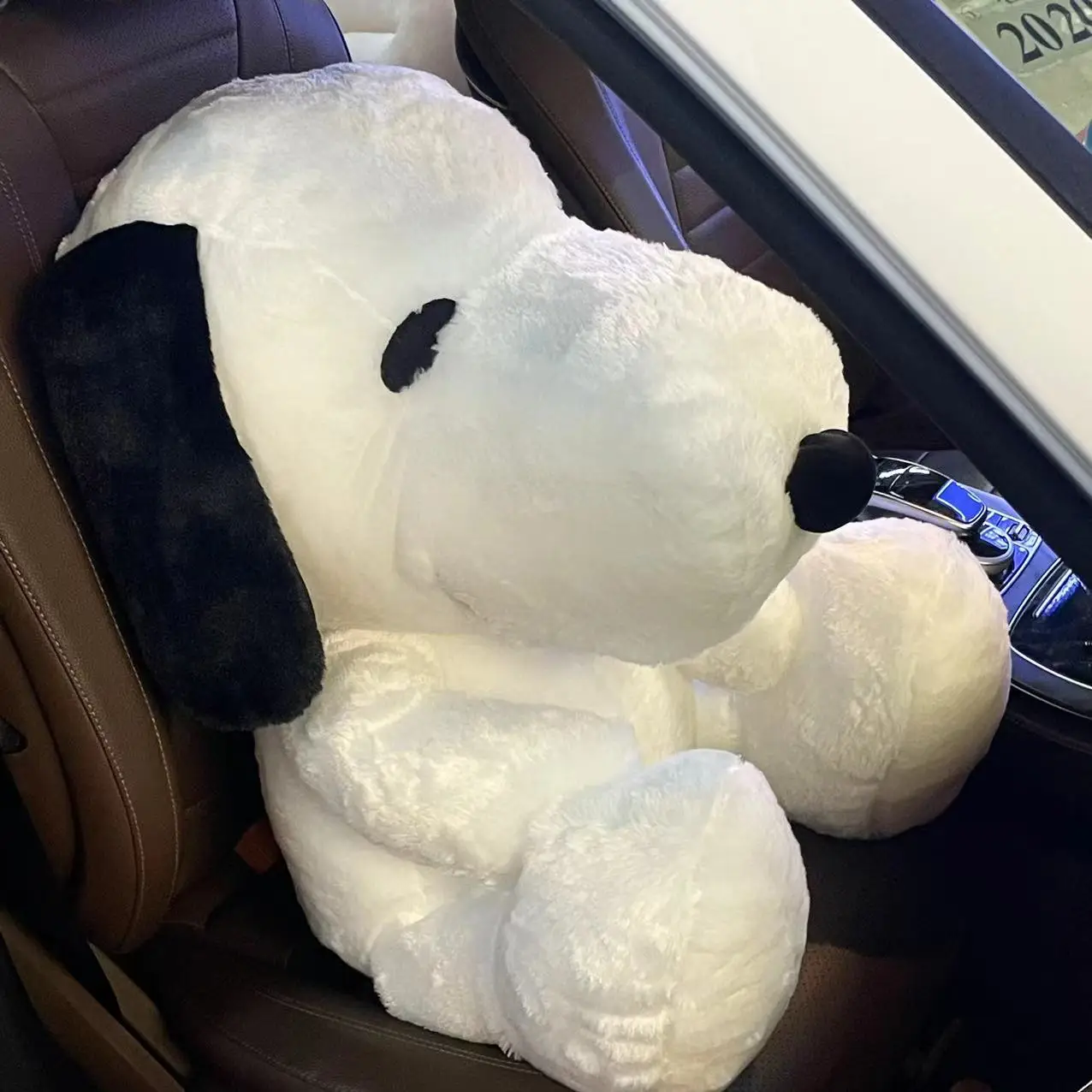 Jouet en peluche Snoopy doux de grande taille, chien blanc, oreiller doux, poupée en peluche, cadeaux d'anniversaire pour petite amie