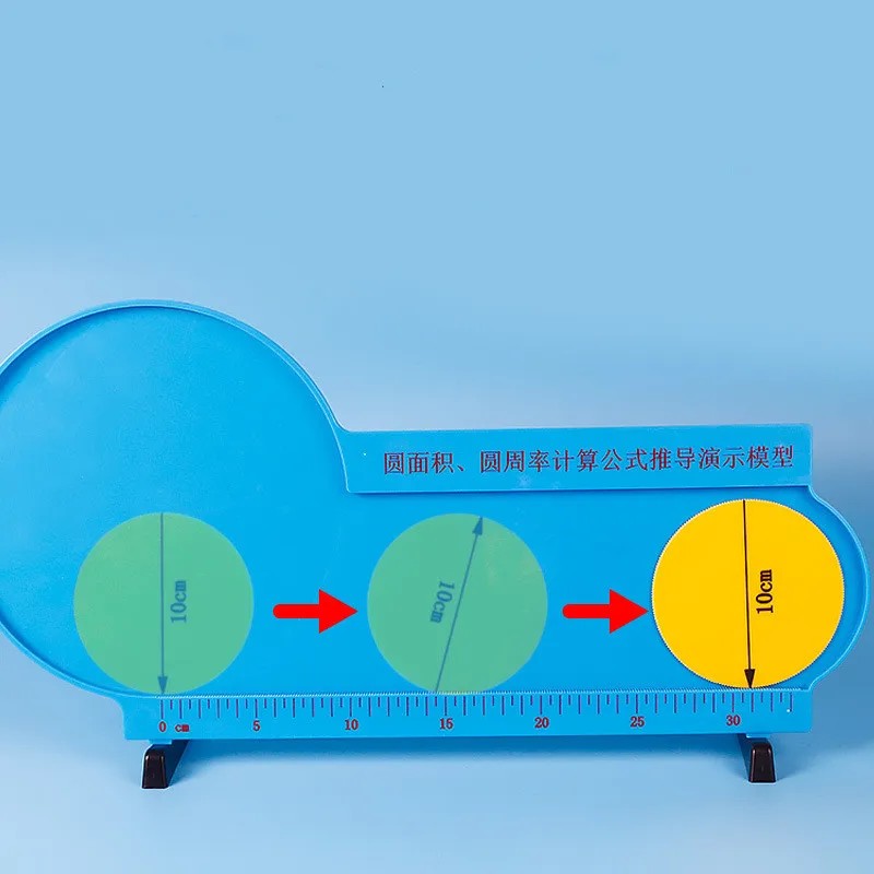 Circular Area calculation and pi calculation demonstration device Mathematics teaching aids