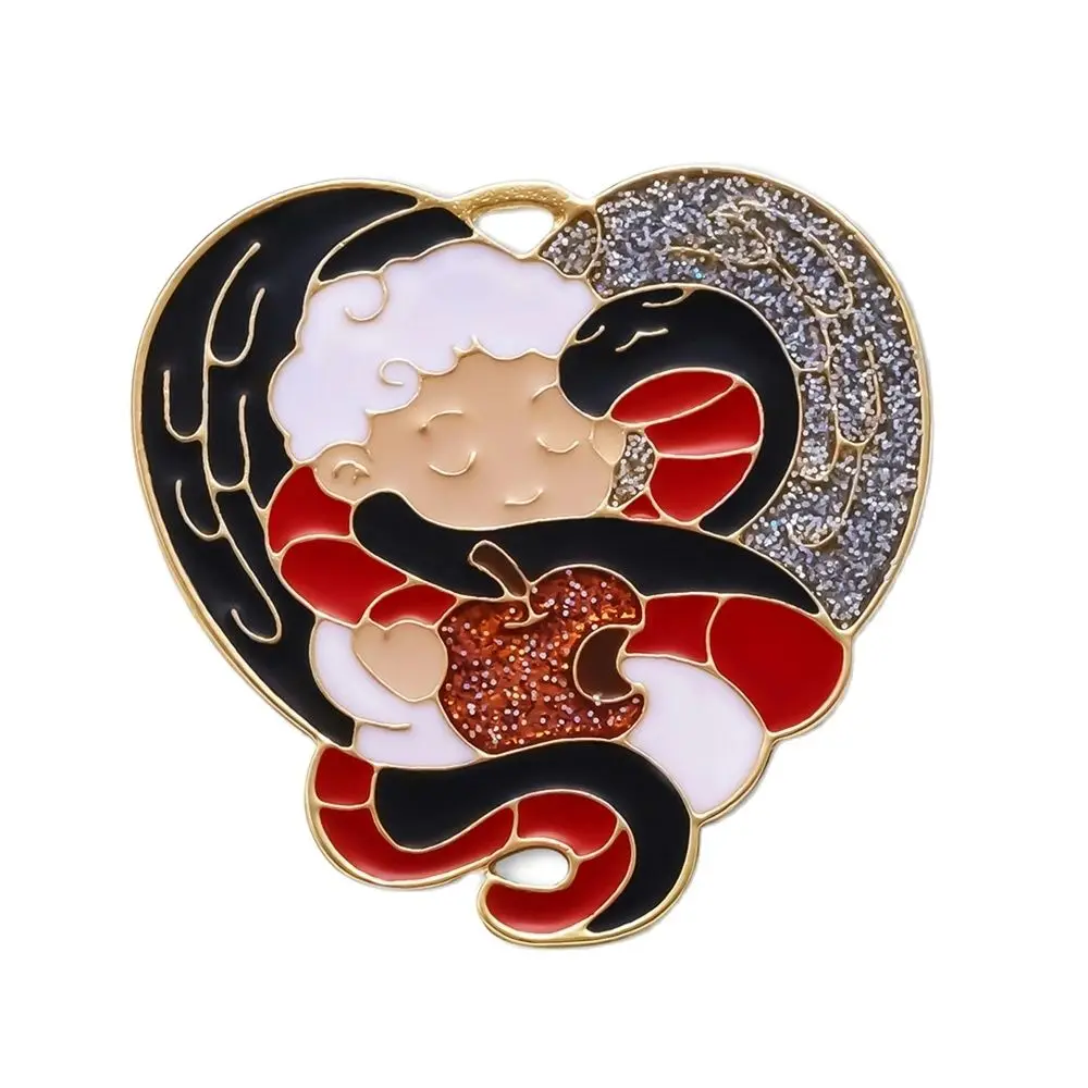 

Rongwo Good Omens Garden of Eden Enamel Pins Movies Cartoon Series Lapel Backpack Hat Badge Brooch Jewelry Gifts for Girls Boys